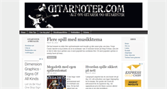 Desktop Screenshot of gitarnoter.com